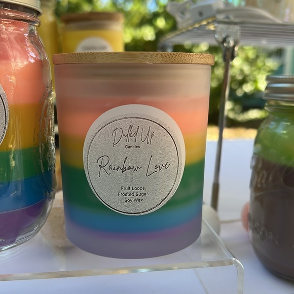 Hand Crafted Other - DolledUp Candles-  9oz Fruit Loops Scented ‘Pride Collection’ Soy Wax Candle